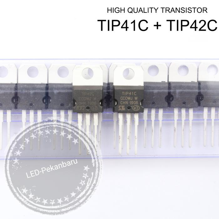 Gambar TRANSISTOR ST2 TIP41C TIP42C TIP 41 TIP 42 TIP41 TIP42 MIKA WASER dari LED Pekanbaru Kota Pekanbaru Tokopedia