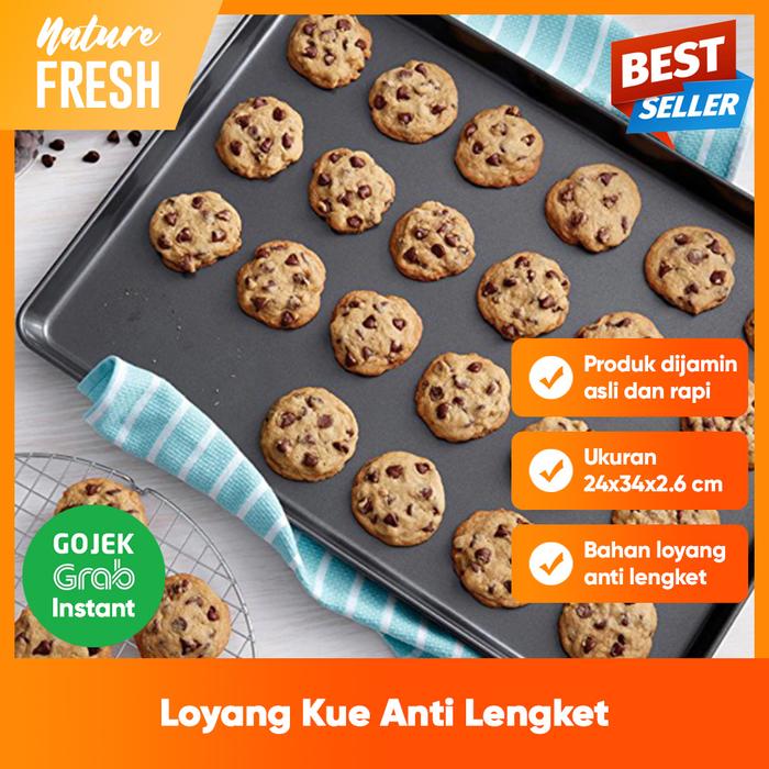 Gambar Loyang Kue Kering Nastar Roti Microwave Oven Import Anti Lengket dari Topro_id Jakarta Utara Tokopedia