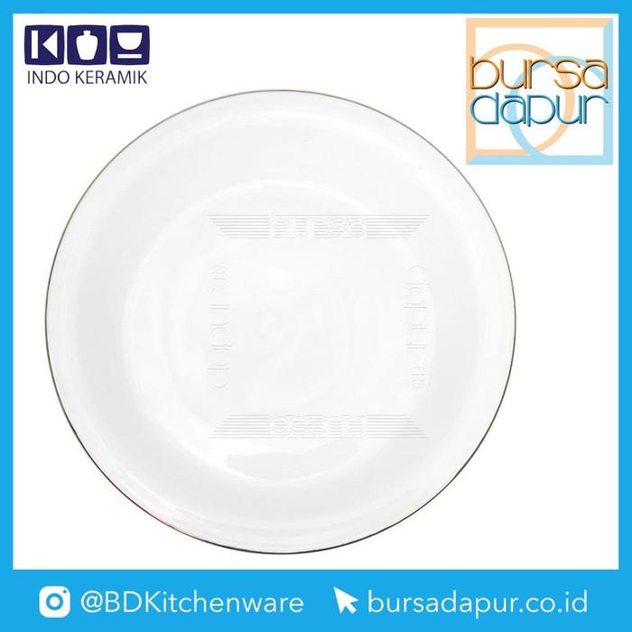 Gambar Indo Keramik Gold Lining Single Dinner Plate 10 " (PC-10A) dari BLANJA.CO_NEW Kota Administrasi Jakarta Pusat Tokopedia