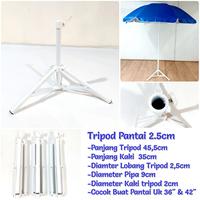 Gambar Tripod payung tenda diameter 2,5cm dari umbrella store Jakarta Utara 1 Tokopedia