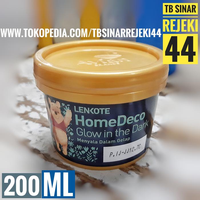 Gambar LENKOTE HOMEDECO 200 ML CAT TEMBOK GLOW IN THE DARK / FOSFOR HOME DECO dari TB Sinar Rejeki 44 Kota Administrasi Jakarta Pusat Tokopedia