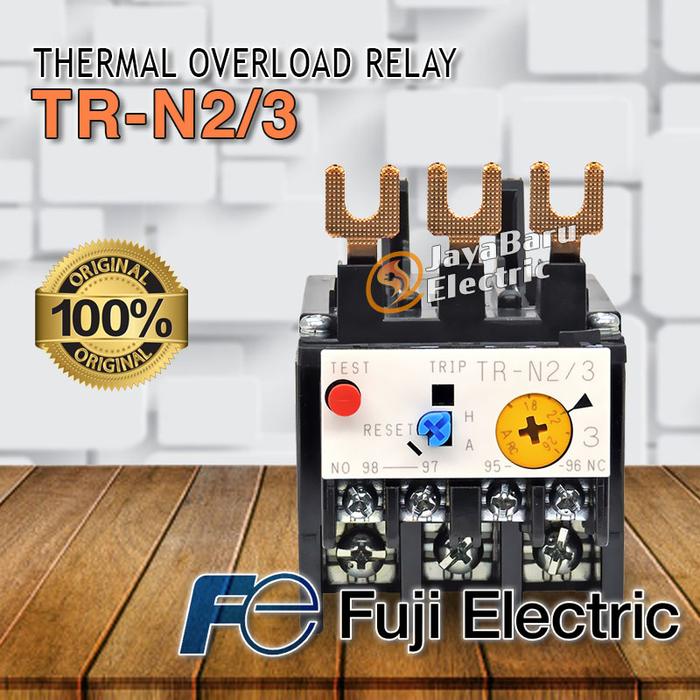 Gambar Thermal Overload Relay Fuji TR-N2/3 TRN2 TR-N2 dari Sinar Jaya Baru Kota Administrasi Jakarta Barat Tokopedia