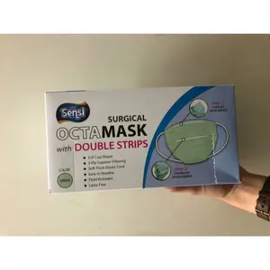 Masker Surgical SENSI Box Octa Mask OctaMask with Double Strips Isi 50
