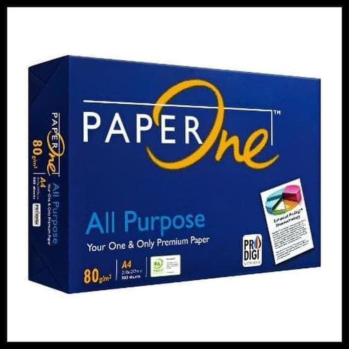 Gambar Kertas HVS 80gr A4 Paperone 80gr A4 dari Ampel Jaya Mandiri Kota Bandung Tokopedia