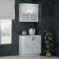 Gambar Meja Dapur 2 Pintu Marble Uk.80 x 60 cm | Lemari Dapur | MEDAN dari ANEKA JAYA MEDAN Kota Medan 5 Tokopedia