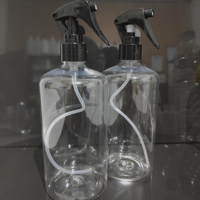 Gambar Botol kispray 500 ml neck 24 / Botol 500 ml tutup mini trigger dari Bintang Botol Plastindo Kab. Bogor Tokopedia