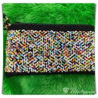 Gambar TAS0189 Dompet Manik Dayak dari Ratu Permata Kab. Banjar 3 Tokopedia