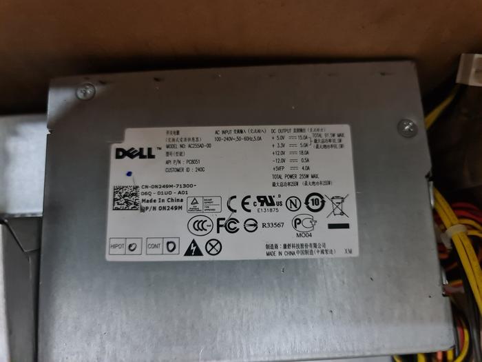 Gambar PSU CN-0N249M 255W Dell Optiplex 760 780 790 960 980 DT AC255AD-01 dari ksp comp88 Kota Administrasi Jakarta Barat Tokopedia