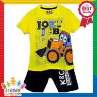 Gambar Legogo Kids Store Kaos Setelan Anak Laki Murah Lengan Pendek JYB Yello dari legogo kids store Jakarta Barat 1 Tokopedia