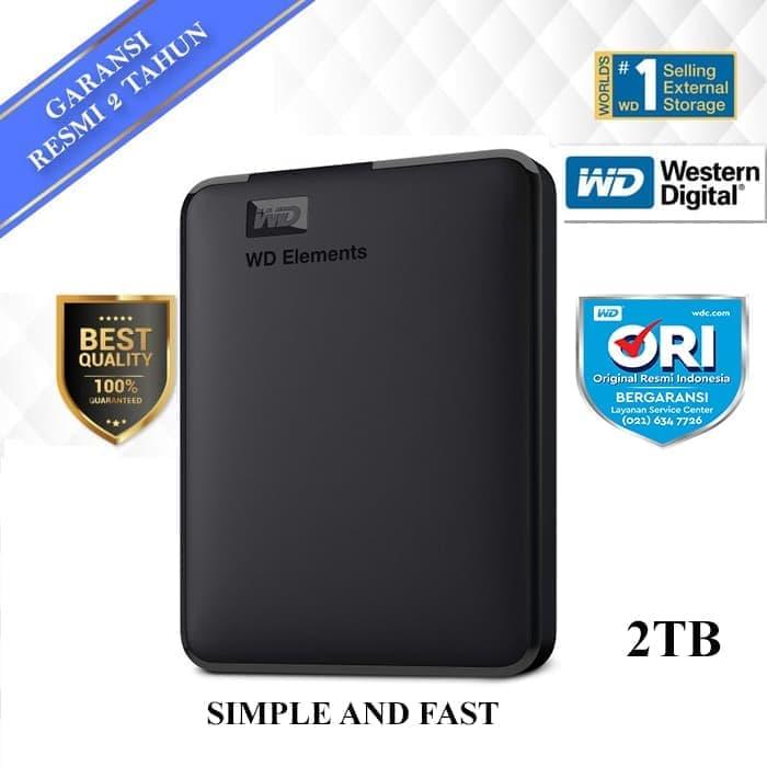 Gambar WD Element Elements 2TB HDD Hardisk Eksternal External 2.5" dari Vcom7it Kota Palembang Tokopedia