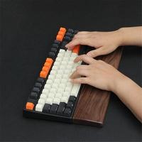 Gambar tatakan tangan keyboard wrist rest kayu jati solid dari Adi Jaya Furniture Jepara Kab. Jepara 3 Tokopedia