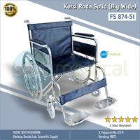 Gambar Kursi Roda Solid (Big Wide) FS 874-51 dari SAM MEDICAL Kota Bandung 2 Tokopedia