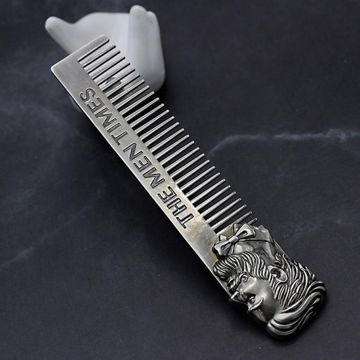 Gambar The Men Times Sisir Rambut Stylish Pria Saku Stainless Steel dari Gadget Therapy Kota Administrasi Jakarta Barat Tokopedia