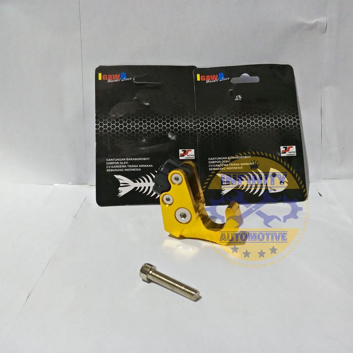 Gambar Gantungan Barang Cnc Lipat - Tekuk Nmax Aerox Mio Vario Beat Scoopy dari Infinity Automotive Kota Administrasi Jakarta Barat 4 Tokopedia