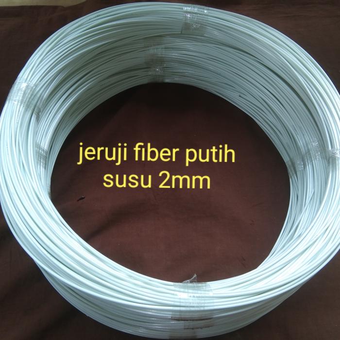 Gambar jeruji fiber putih susu 2mm dari rajjafiber Kab. Tangerang Tokopedia