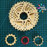Gambar Sprocket Gold Sproket ZTTO 8 Speed 11-32T 11T - 32T Emas Gold dari LapakAndry Kota Bandung 3 Tokopedia