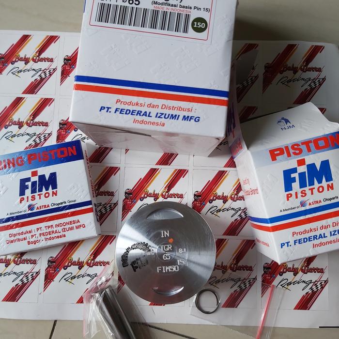 Gambar PISTON KIT SEHER FIM 50 IZUMI RACING 63 64 65 66 PEN 15 MM TIGER REVO dari Baby Qiarra Jakarta Selatan Tokopedia
