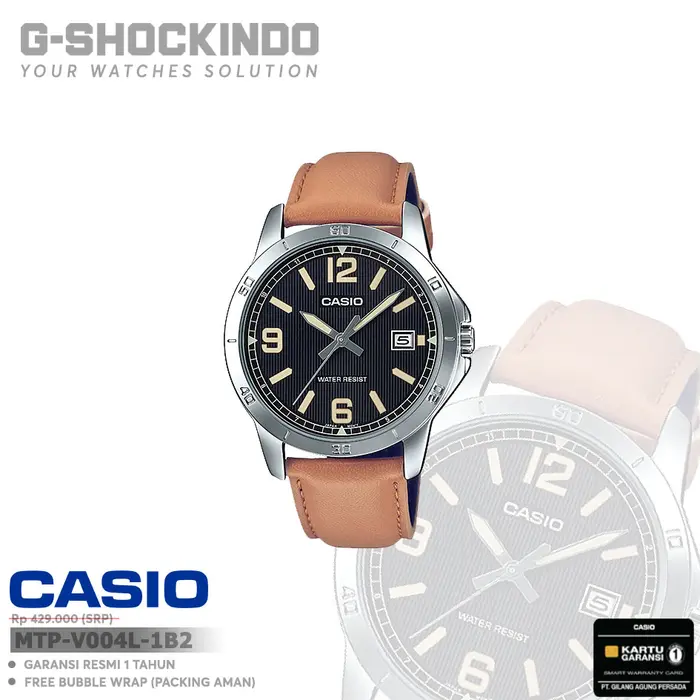Gambar Casio MTP-V004L-1A / -1B / -1B2 / -2B / -3B / -7A Original dari G-Shock Indo Kota Tasikmalaya 4 Tokopedia