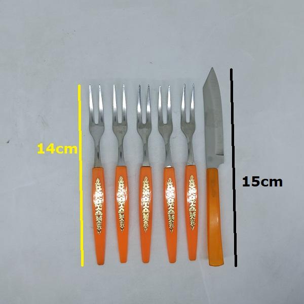 Gambar Set Garpu Pisau Kue / Buah Stainless Steel dari HP Perabot Kota Administrasi Jakarta Barat Tokopedia