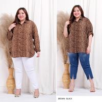 Gambar Kemeja Wanita Rayon Motif Leopard size M-L LD 94 cm dari Big Supplier TOP Kota Administrasi Jakarta Pusat 1 Tokopedia