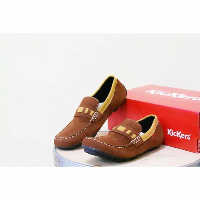 Gambar Sepatu Slip On Pria Kickers Casual Murah Santai dari albistar33 Kab. Bandung 5 Tokopedia
