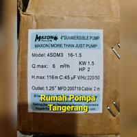 Gambar Pompa satelit maxon 2hp 1phase 4" plus control box dari RUMAH POMPA RAJEG Kab. Tangerang 3 Tokopedia