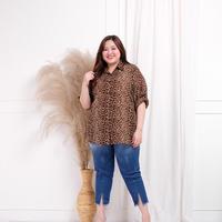 Gambar Kemeja Wanita Rayon Motif Leopard size M-L LD 94 cm dari Big Supplier TOP Kota Administrasi Jakarta Pusat 2 Tokopedia