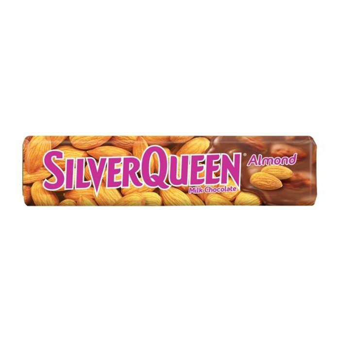 Gambar SILVERQUEEN Milk Chocolate With Almonds - 65 gr dari misijualan Kota Tangerang Tokopedia
