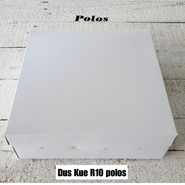 Gambar Kotak Nasi R10K Putih Polos / Dus Kue 20x20 / Dus Nasi dari Artha Mas Plastik Kota Denpasar Tokopedia