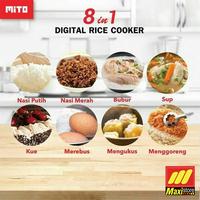 Gambar Rice Cooker Digital 2 Liter Mito - Maxistore dari Maxi Store Makassar Kota Makassar 2 Tokopedia