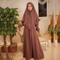 Gambar Elbina set syari S | setelan gamis bumil/busui dari @Rose Store Kota Administrasi Jakarta Barat 5 Tokopedia
