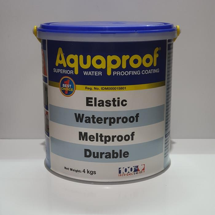 Gambar Cat Pelapis Anti Bocor AQUAPROOF 4 Kg 5 Kg / AQUAPROOF Exterior dari ARS Building Mart Kota Bandung Tokopedia