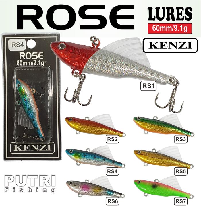 Gambar KENZI ROSE LURE 6cm 9.1gr - Umpan Pancing Lure Mancing Tiruan Ikan Air Laut & Tawar Hard Bait dari Putri Fishing- Kota Surabaya Tokopedia