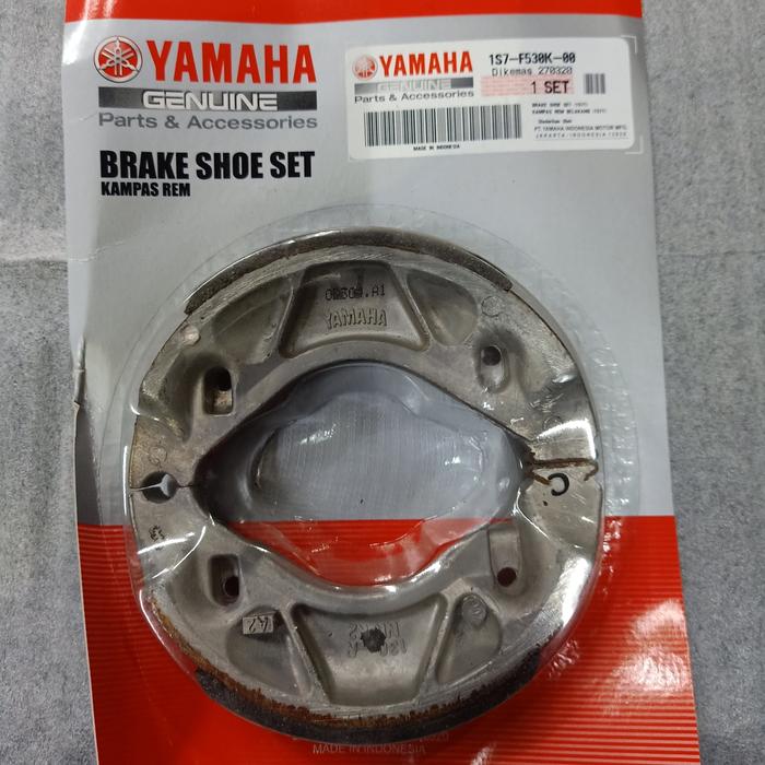 Gambar Kampas Rem Belakang Tromol Mx Lama Jupiter Z Vixion Old 1S7-F530K-00 dari HMMotoshop Kab. Tangerang Tokopedia