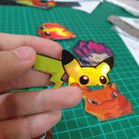 Gambar Sticker Hologram Anime - PSH63 - Pokemon - Pikachu dari Sticker AJa Kota Administrasi Jakarta Utara 1 Tokopedia