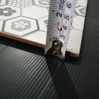 Gambar keramik lantai motif kasar ASIA TILE 25x25 Ruby Grey abu hexagonal dari Aneka Sarana Graha Kota Administrasi Jakarta Utara 2 Tokopedia