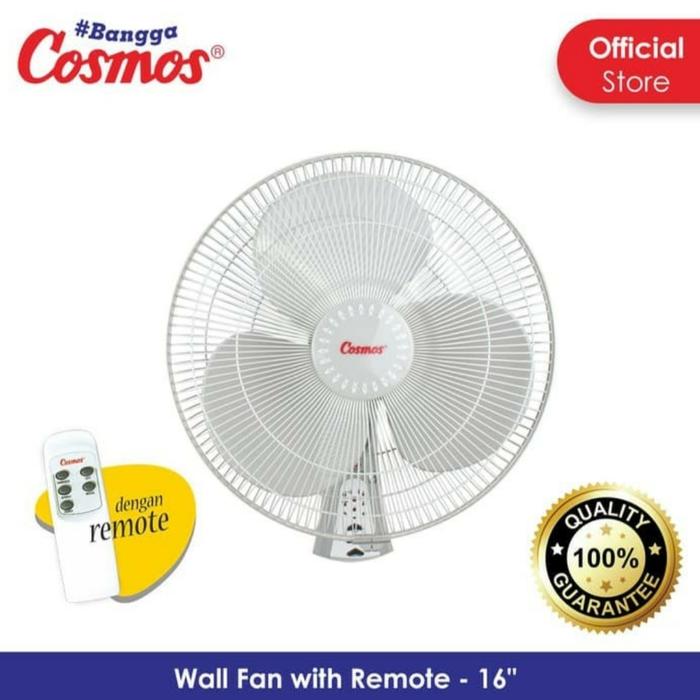 Gambar Kipas Angin Dinding Remot Cosmos 16 inch WFCR 16 REMOTE dari Manto Elektronik Kota Bekasi Tokopedia