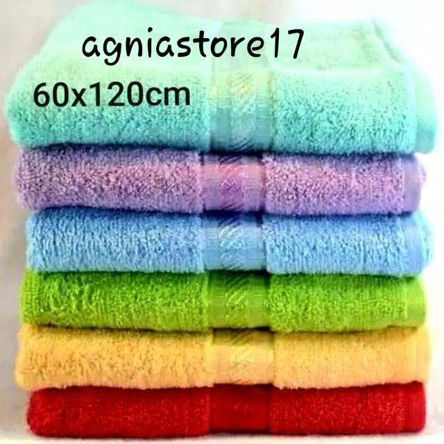 Gambar HANDUK MERAH PUTIH SEDANG 60 X 120 dari agniastore17 Jakarta Utara Tokopedia