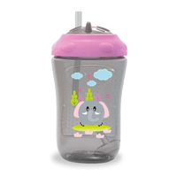 Gambar botol minum baby safe weighted straw cup training 300 ml - Cokelat dari abrisam babyshop Kab. Bekasi 2 Tokopedia