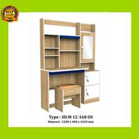 Gambar meja belajar minimalis kaca cermin dari FURNITURE CIKAMPEK Kab. Karawang 1 Tokopedia