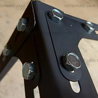 Gambar siku lubang 2 mm, 75 cm Hitam BAGUS dan MURAH!! dari ketapang jaya steel Kab. Serang 5 Tokopedia