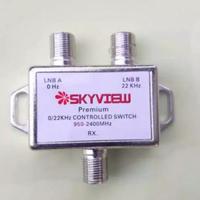 Gambar Skyview Premium Switch 22 Khz controlled Switch untuk 2 lnb dari freesatelit Kab. Tangerang 3 Tokopedia