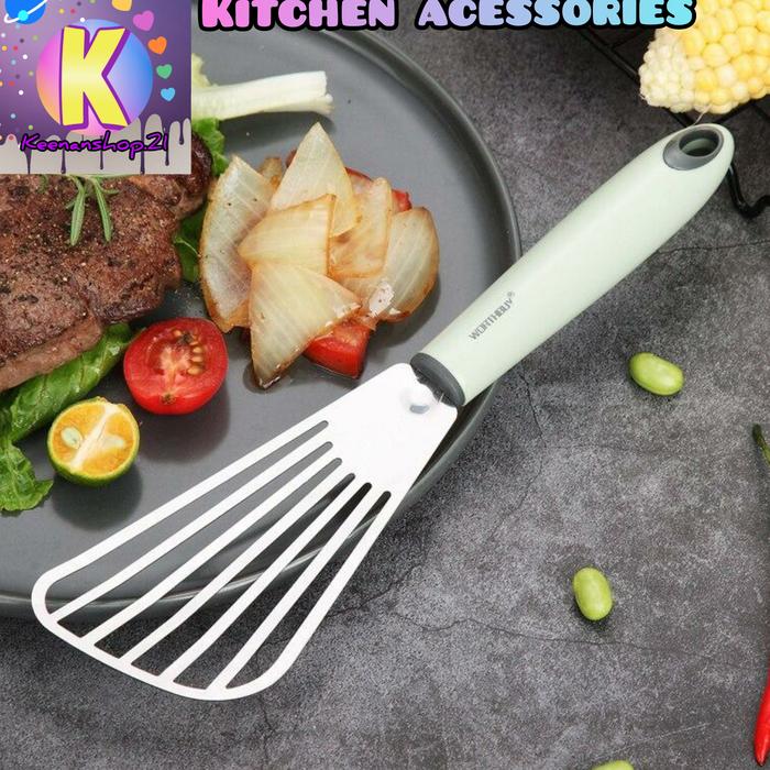 Gambar SPATULA SUTIL BARBEQUE STAINLESS STEEL Pp FOOD GRADE/SUTIL MULTIFUNGSI dari KeenanShop21 Kab. Jombang Tokopedia