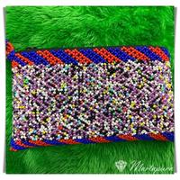 Gambar TAS0189 Dompet Manik Dayak dari Ratu Permata Kab. Banjar 2 Tokopedia