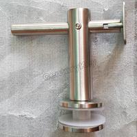 Gambar Konektor Hand Railing Tangga Kaca Pipa Rata Hollo Adjust Stainless dari CenturyKey88 Kota Administrasi Jakarta Utara 1 Tokopedia