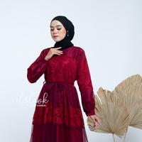 Gambar dotty dress elslook kondangan bridesmaid dari elslook_ Kota Surakarta 5 Tokopedia