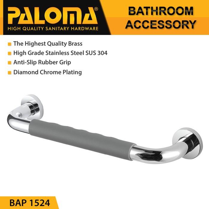 Gambar PALOMA BAP 1524 PEGANGAN BATHTUB GRAB BAR TOILET KAMAR MANDI 50CM dari PINANGSIA MAS KUNCI DAN KERAN Jakarta Timur Tokopedia
