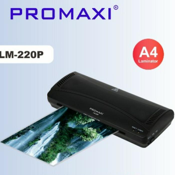 Gambar Promaxi LM220 Mesin Laminating / Laminator Laminasi ukuran A4 F4 KTP dari online kios Kota Administrasi Jakarta Utara Tokopedia