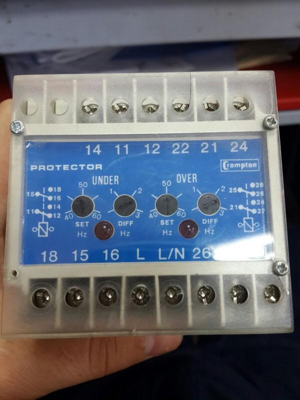 Gambar 253PHDW UNDER & OVER FREQUENCY RELAY 1P 50Hz OR 60Hz 253 PHDW crompton dari CV Galaxi Mega Electric Kota Surabaya Tokopedia