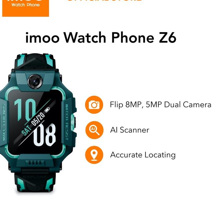 Gambar Original imoo Watch Phone Z6-Front&Rear Dual Camera dari BAJU BABY ANAK OFFICIAL STORE Jakarta Utara Tokopedia